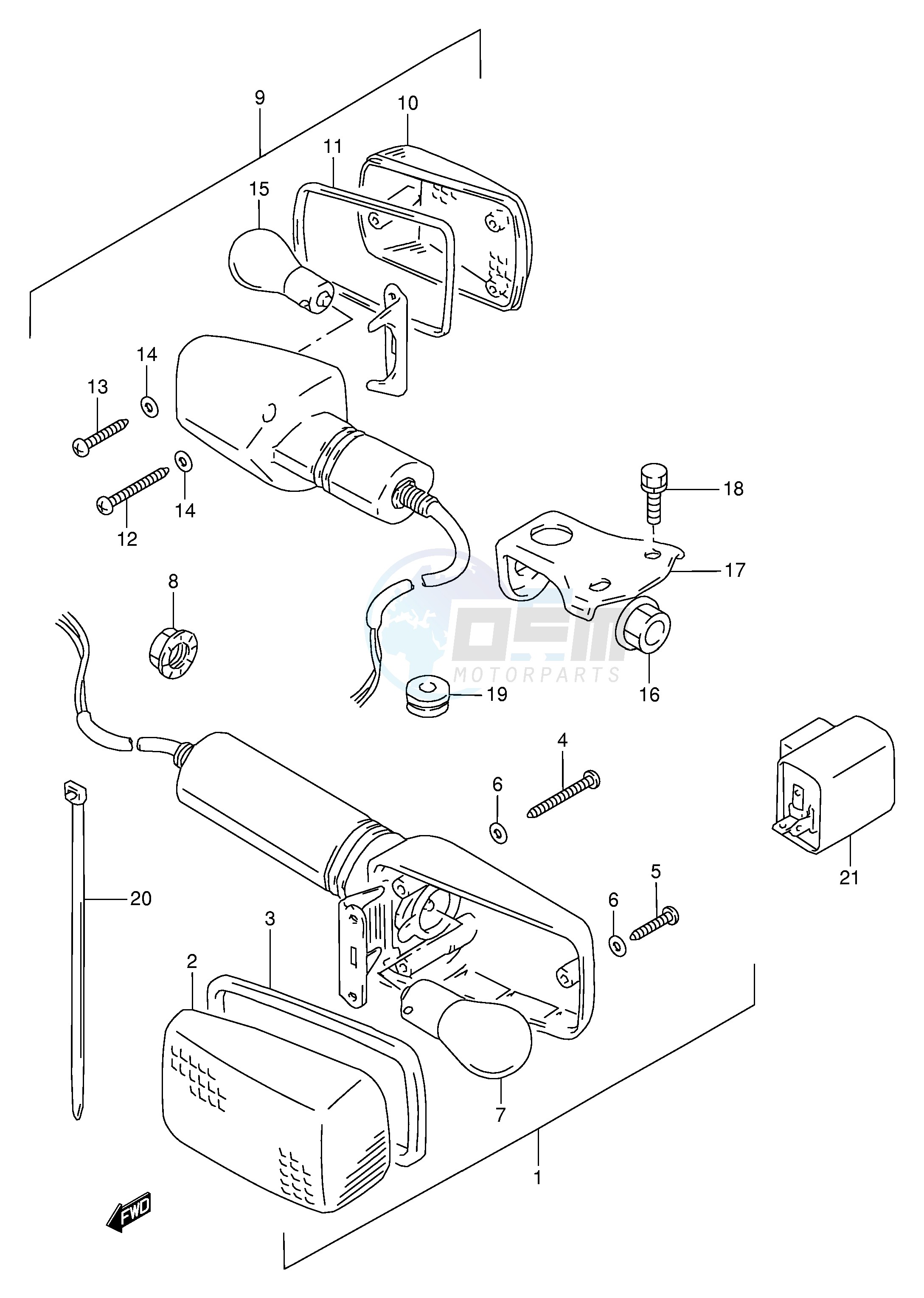 TURN SIGNAL LAMP image