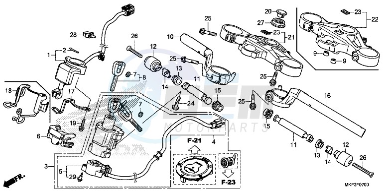 HANDLE PIPE/TOP BRIDGE blueprint