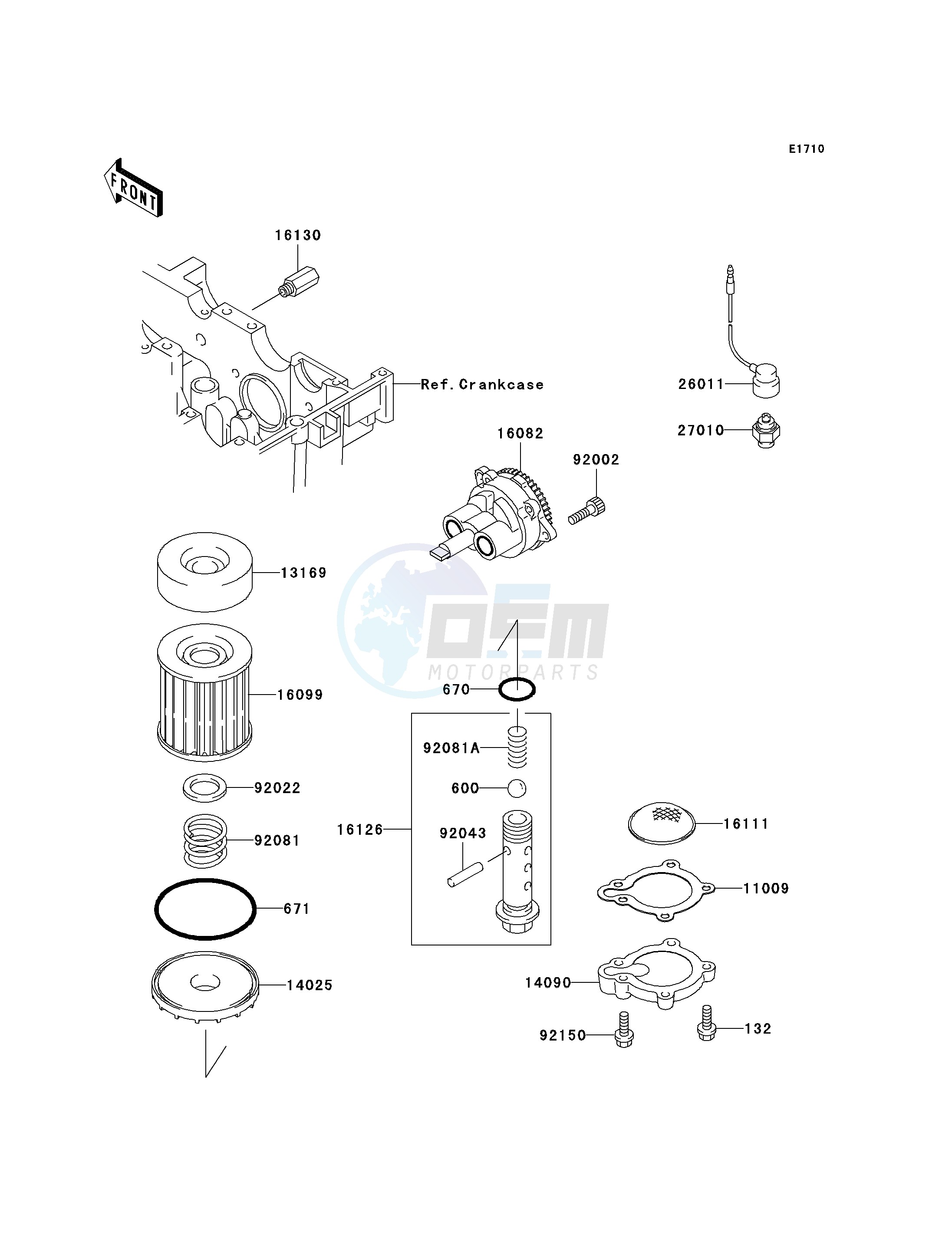 OIL PUMP_OIL FILTER blueprint