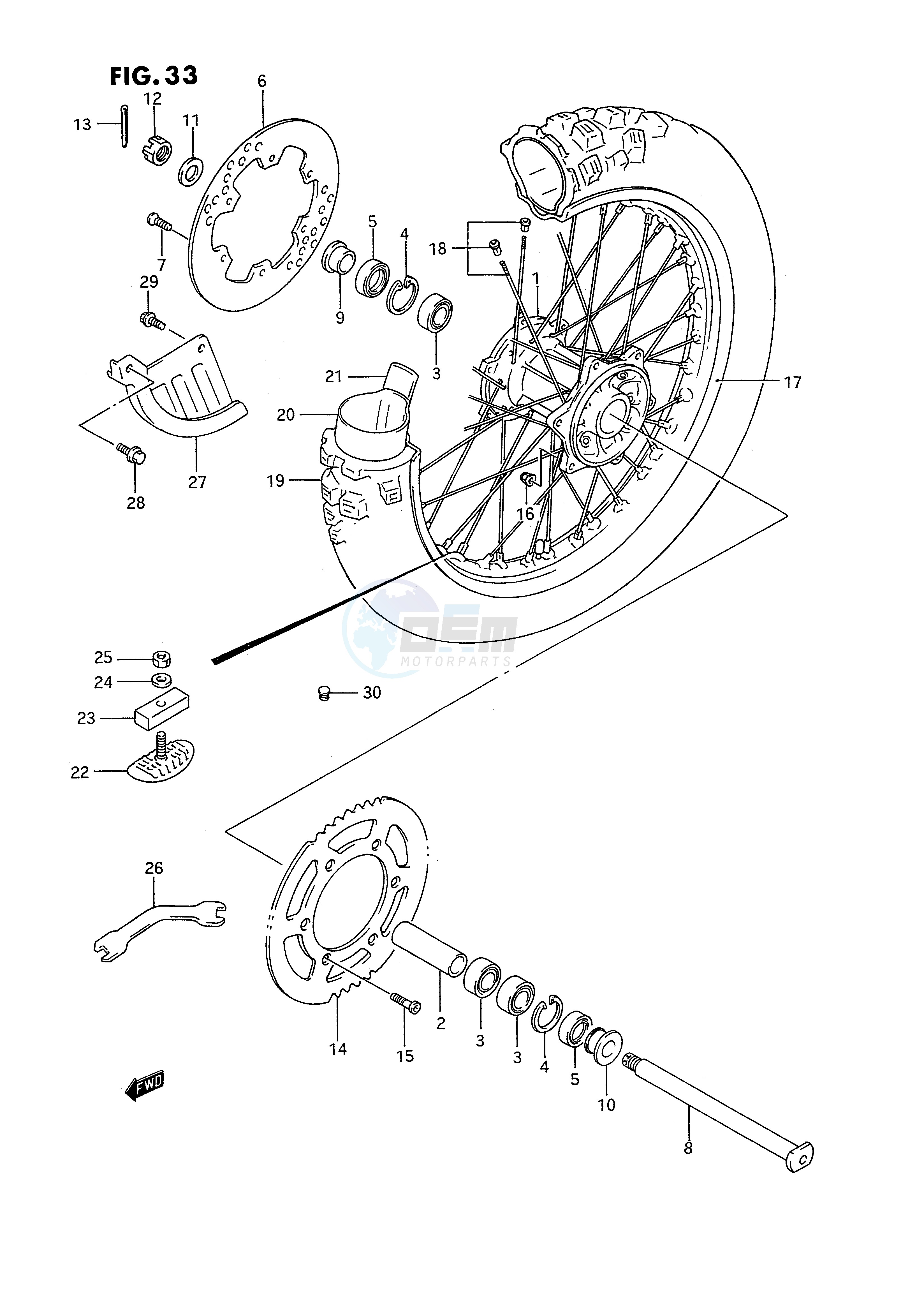 REAR WHEEL image