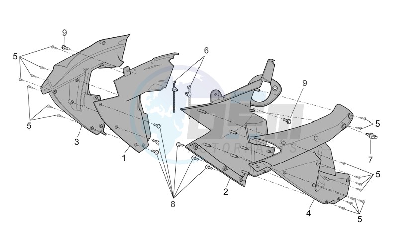 Front body - Duct blueprint