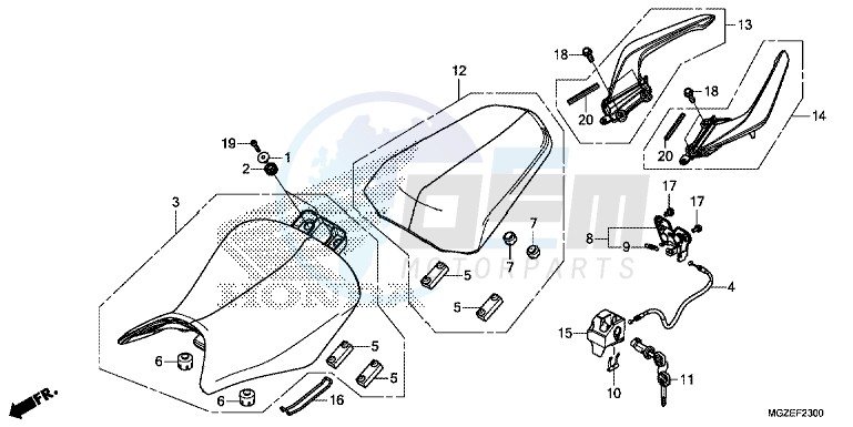 SEAT/ REAR GRIP image