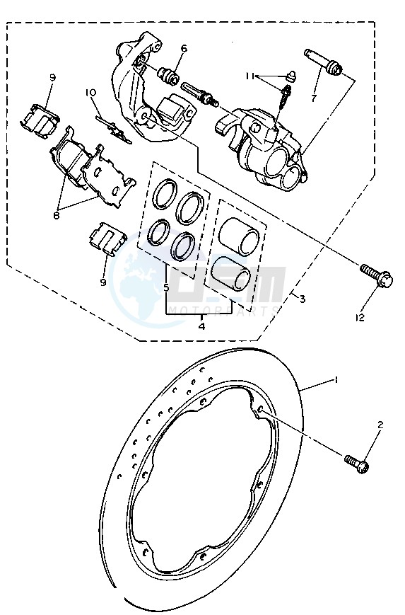 FRONT BRAKE CALIPER image