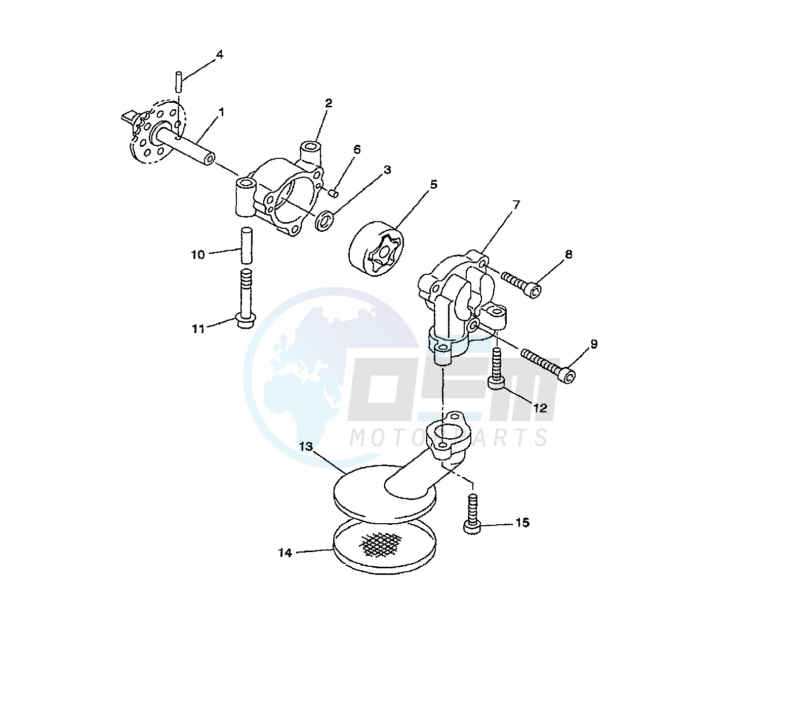 OIL PUMP blueprint