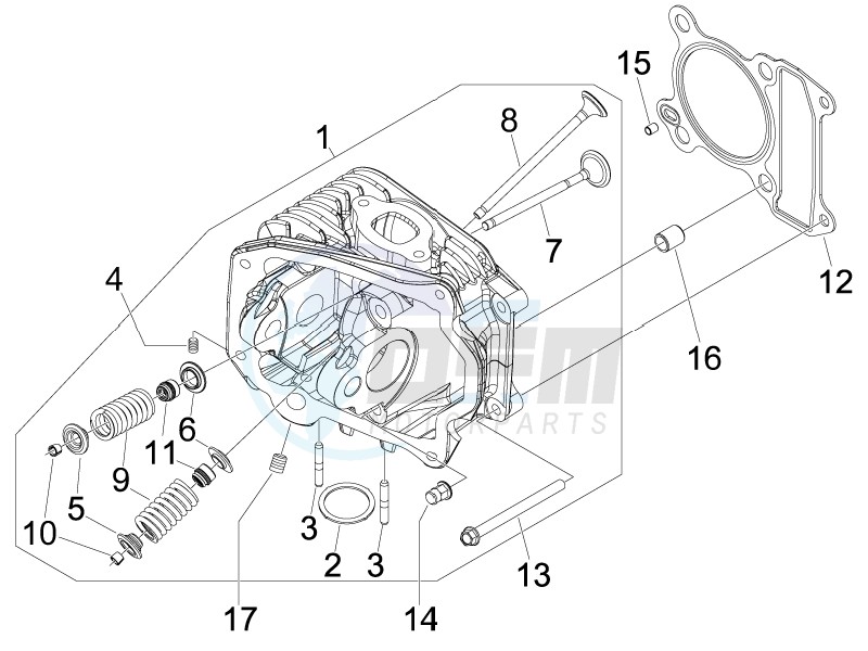 Cilinder head unit - Valve image