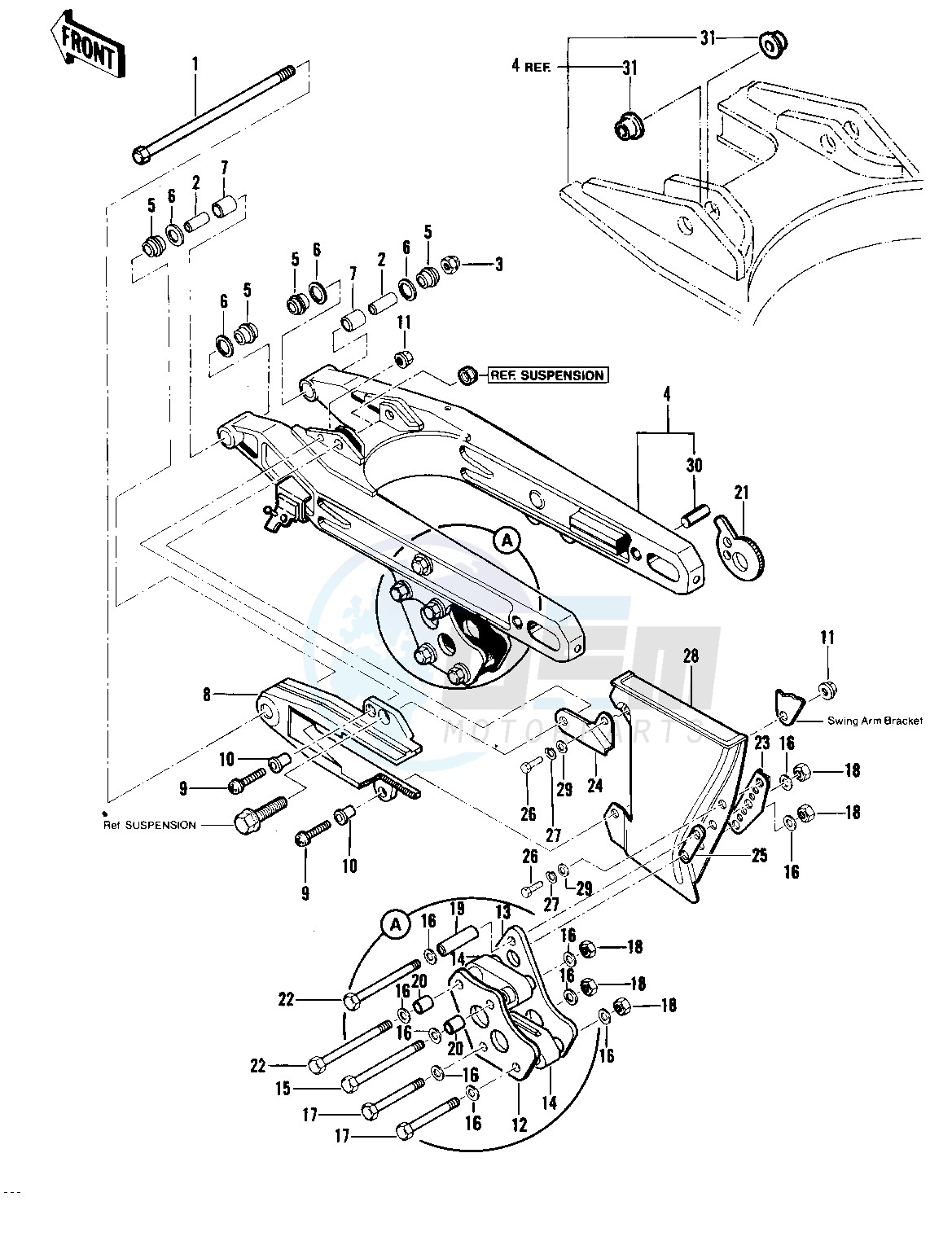 SWING ARM_CHAIN COVER blueprint