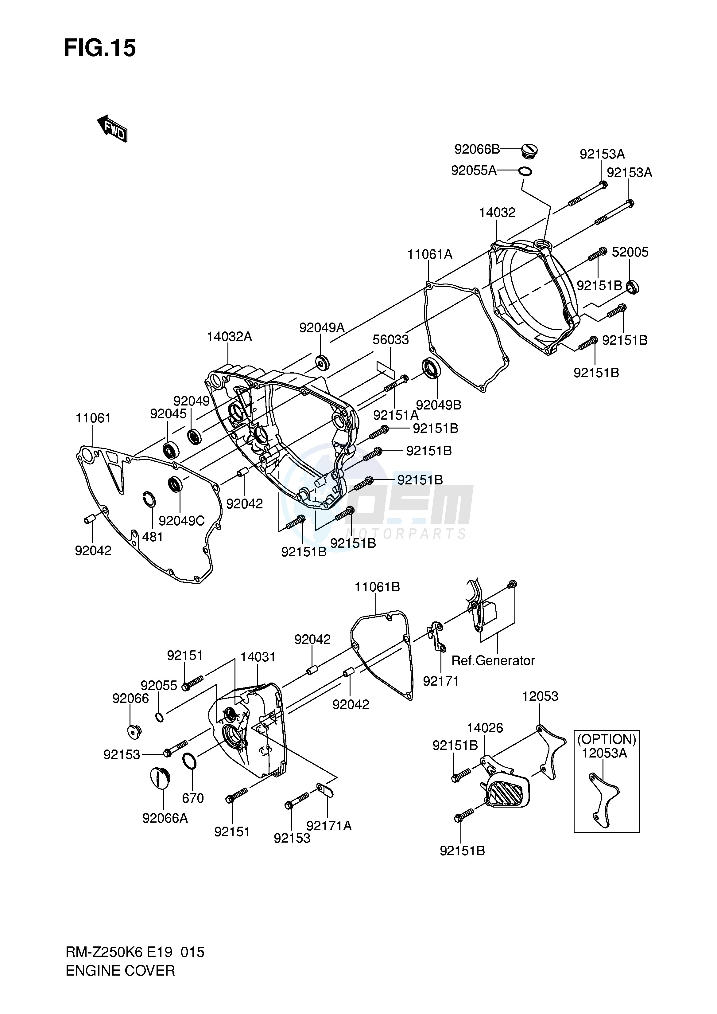 ENGINE COVER blueprint