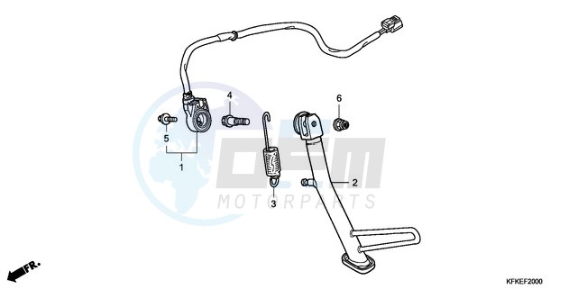 SIDE STAND blueprint