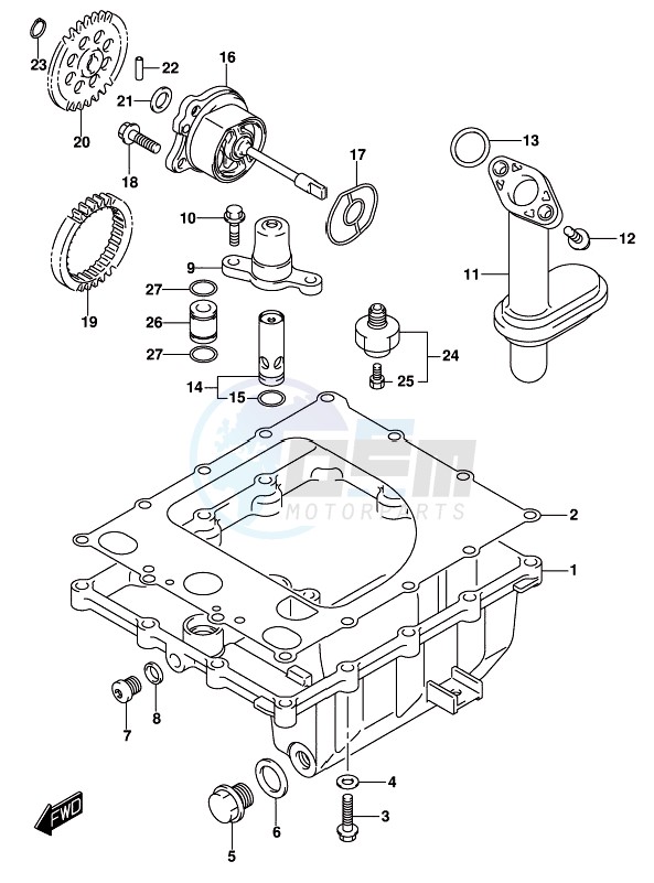 OIL PAN/OIL PUMP image