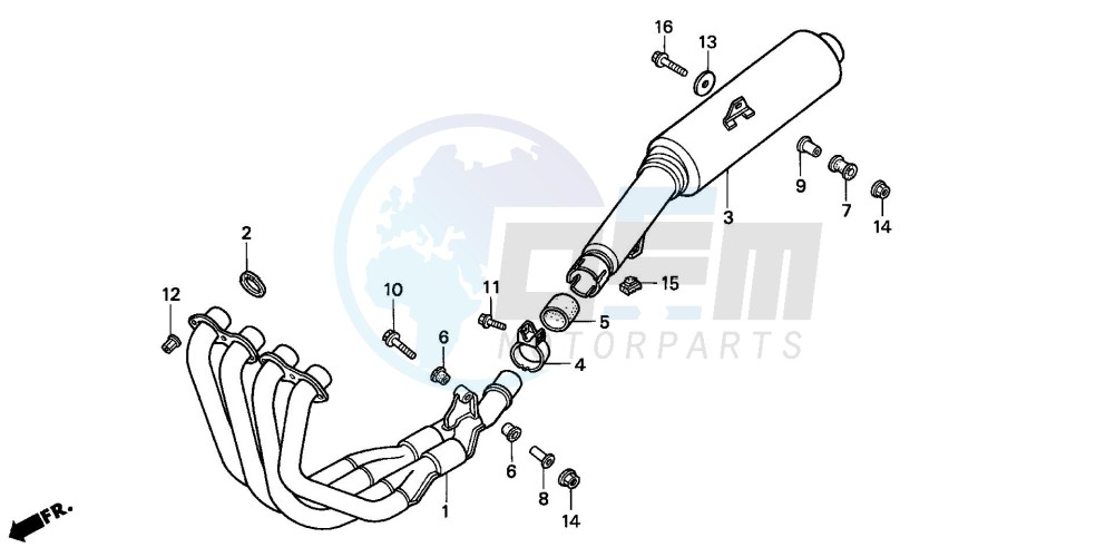 EXHAUST MUFFLER image