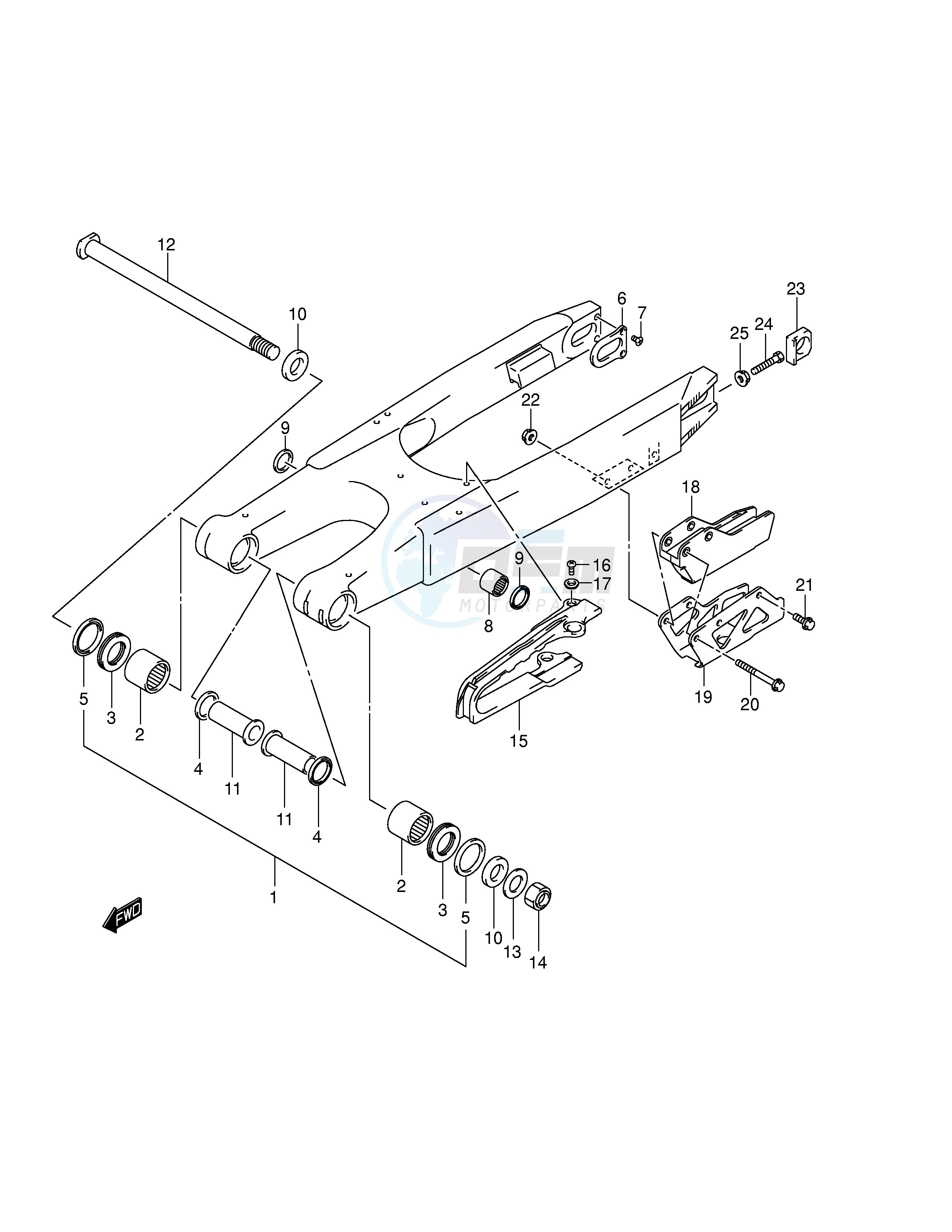 REAR SWINGINGARM image