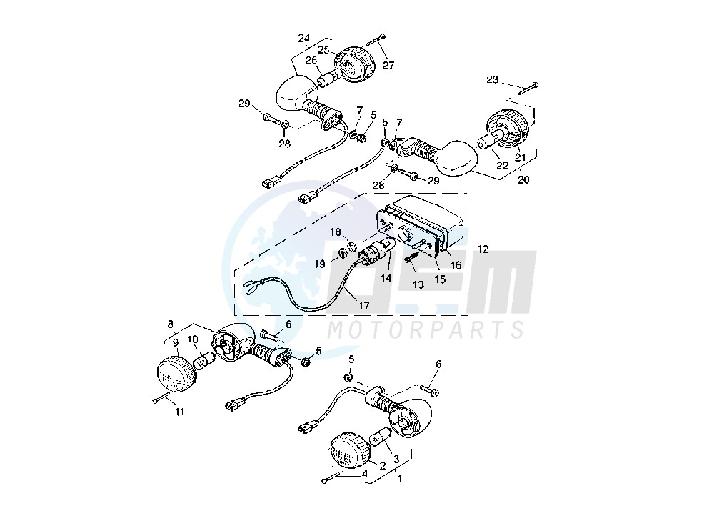 FLASHER LIGHT – LICENSE LIGHT EURO KIT image