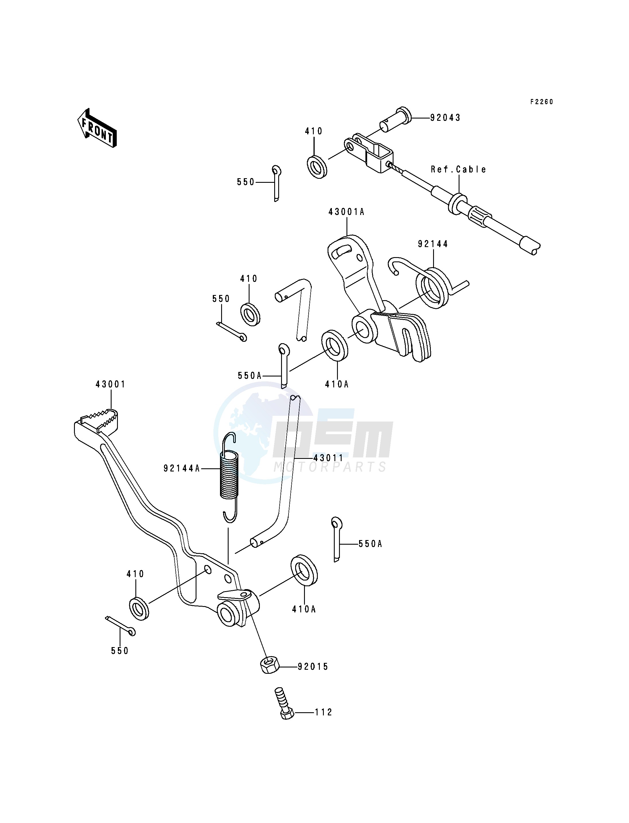 BRAKE PEDAL blueprint