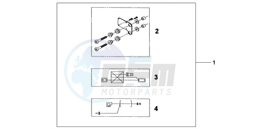 HEATED GRIP ATT. KIT blueprint