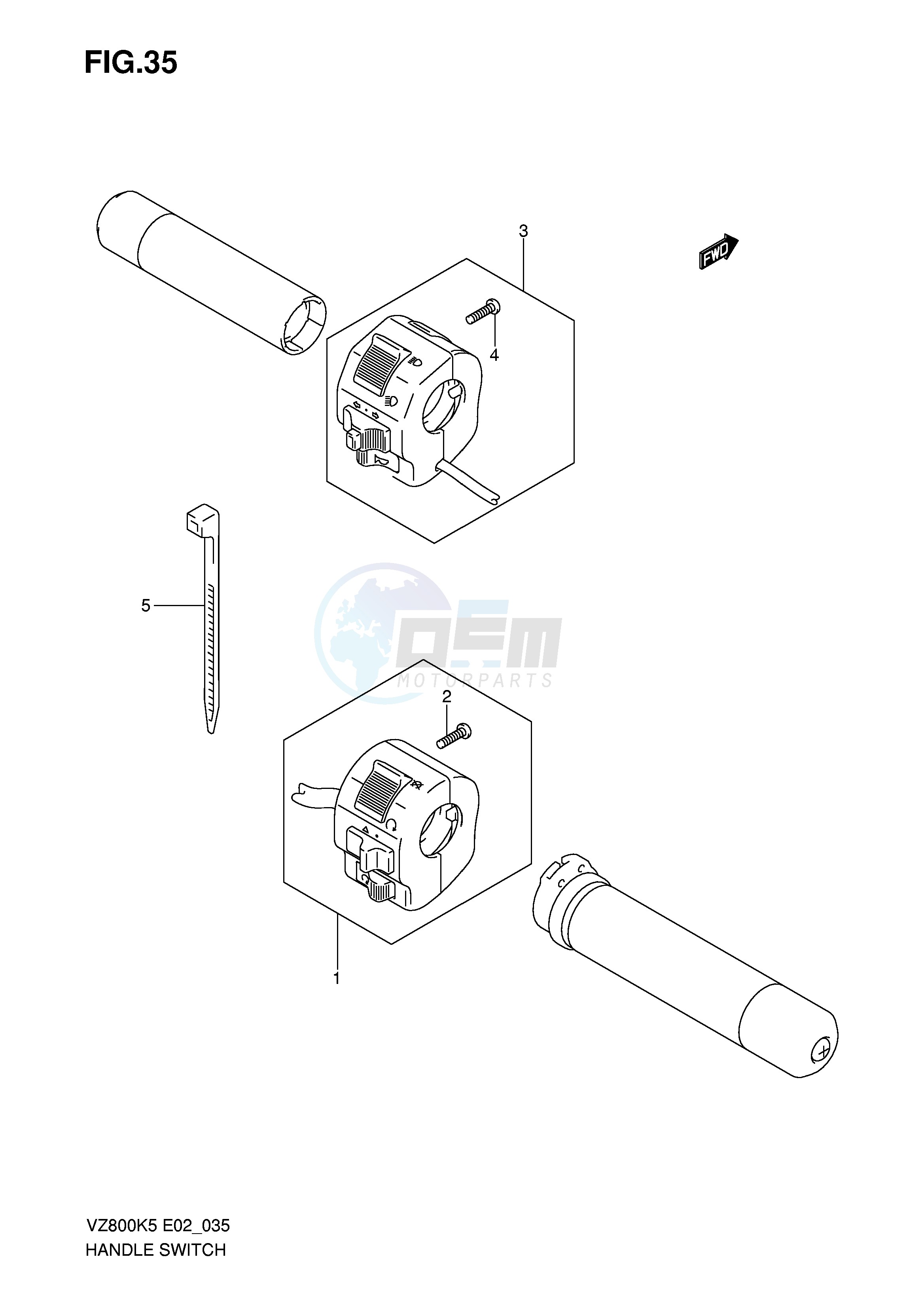 HANDLE SWITCH (MODEL K5 K6) image