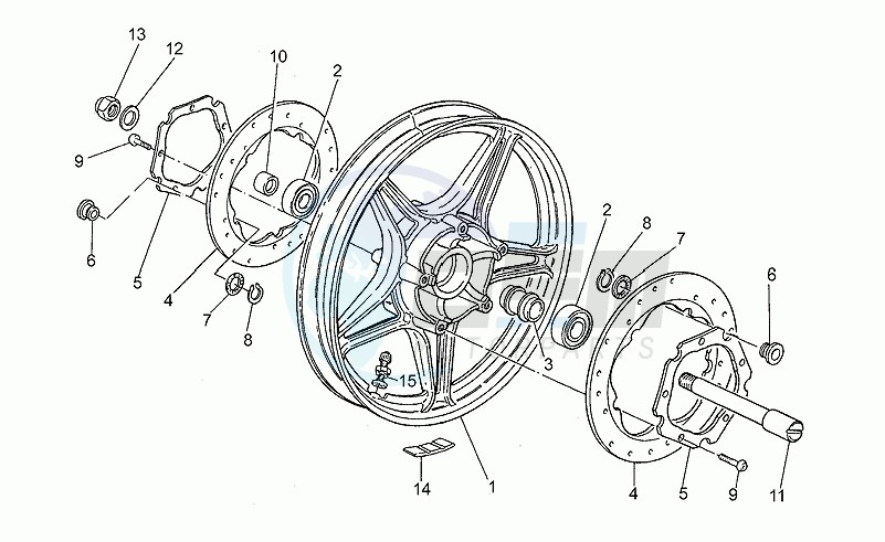 Front wheel, alloy image