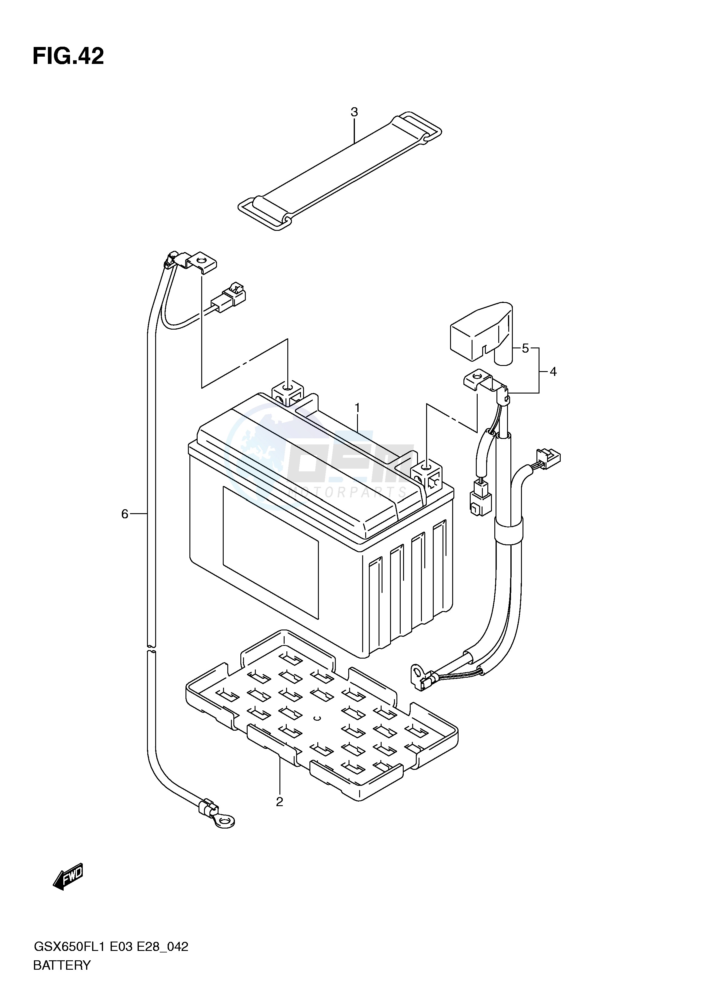 BATTERY (GSX650FAL1 E28) image