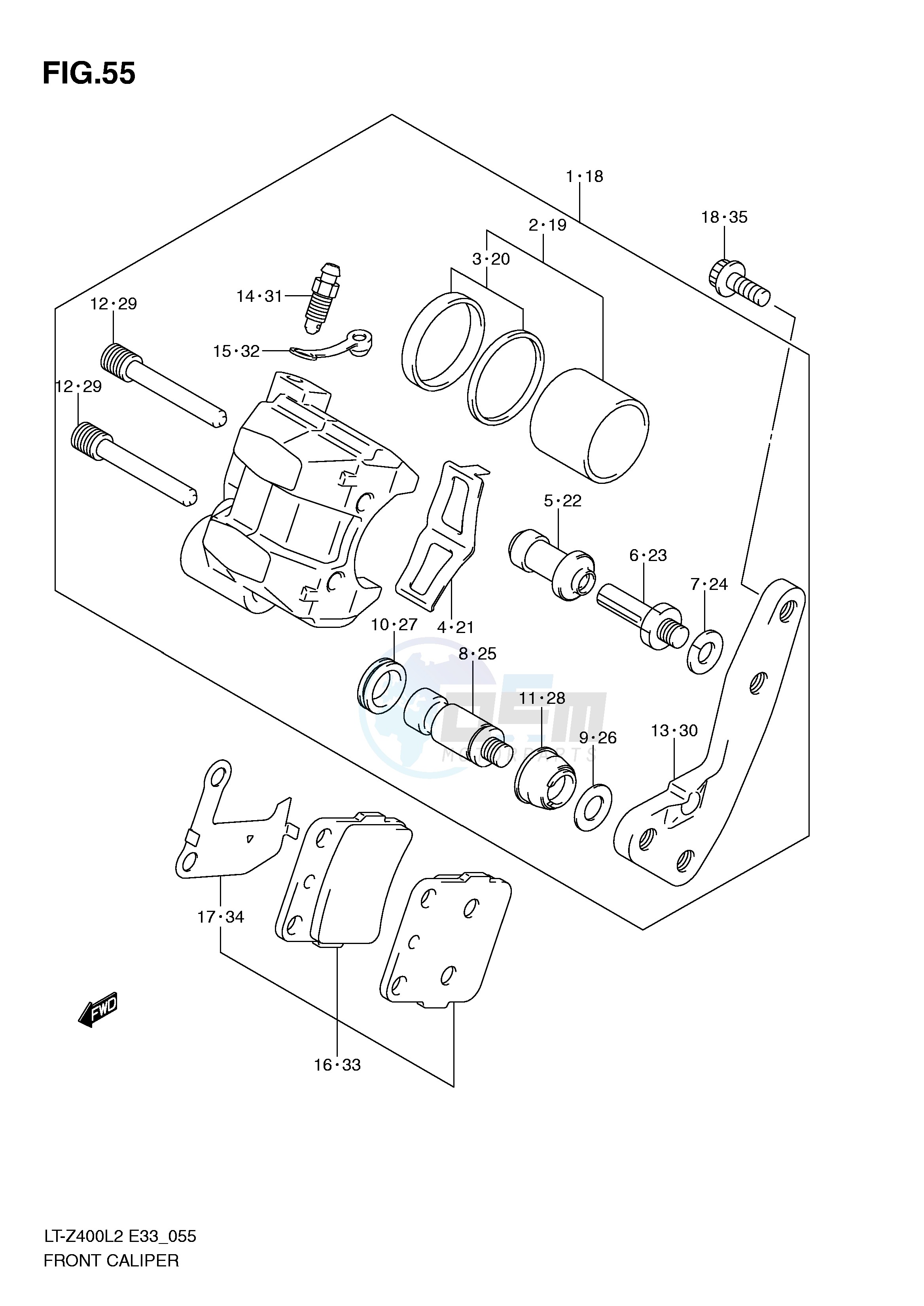 FRONT CALIPER image