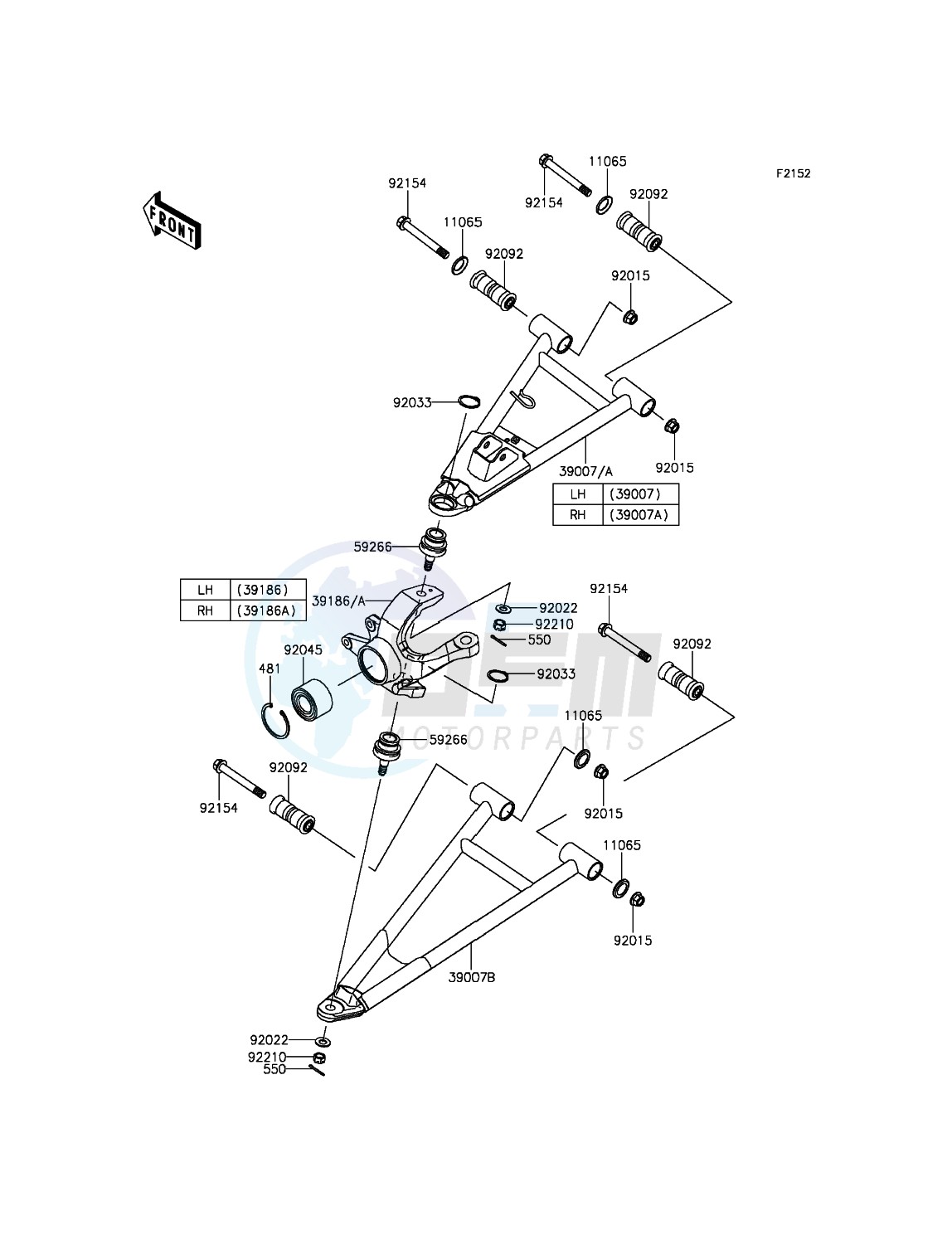 Front Suspension blueprint