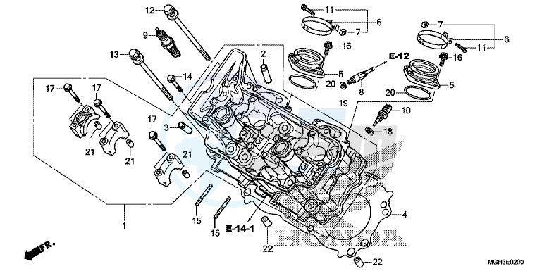 CYLINDER HEAD (FRONT) image