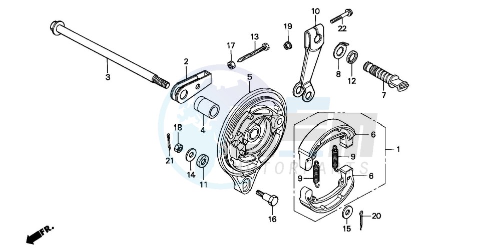 REAR BRAKE PANEL image