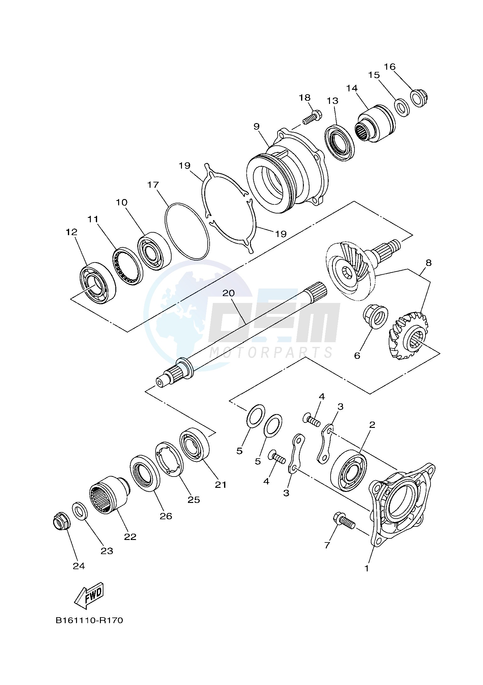 MIDDLE DRIVE GEAR image