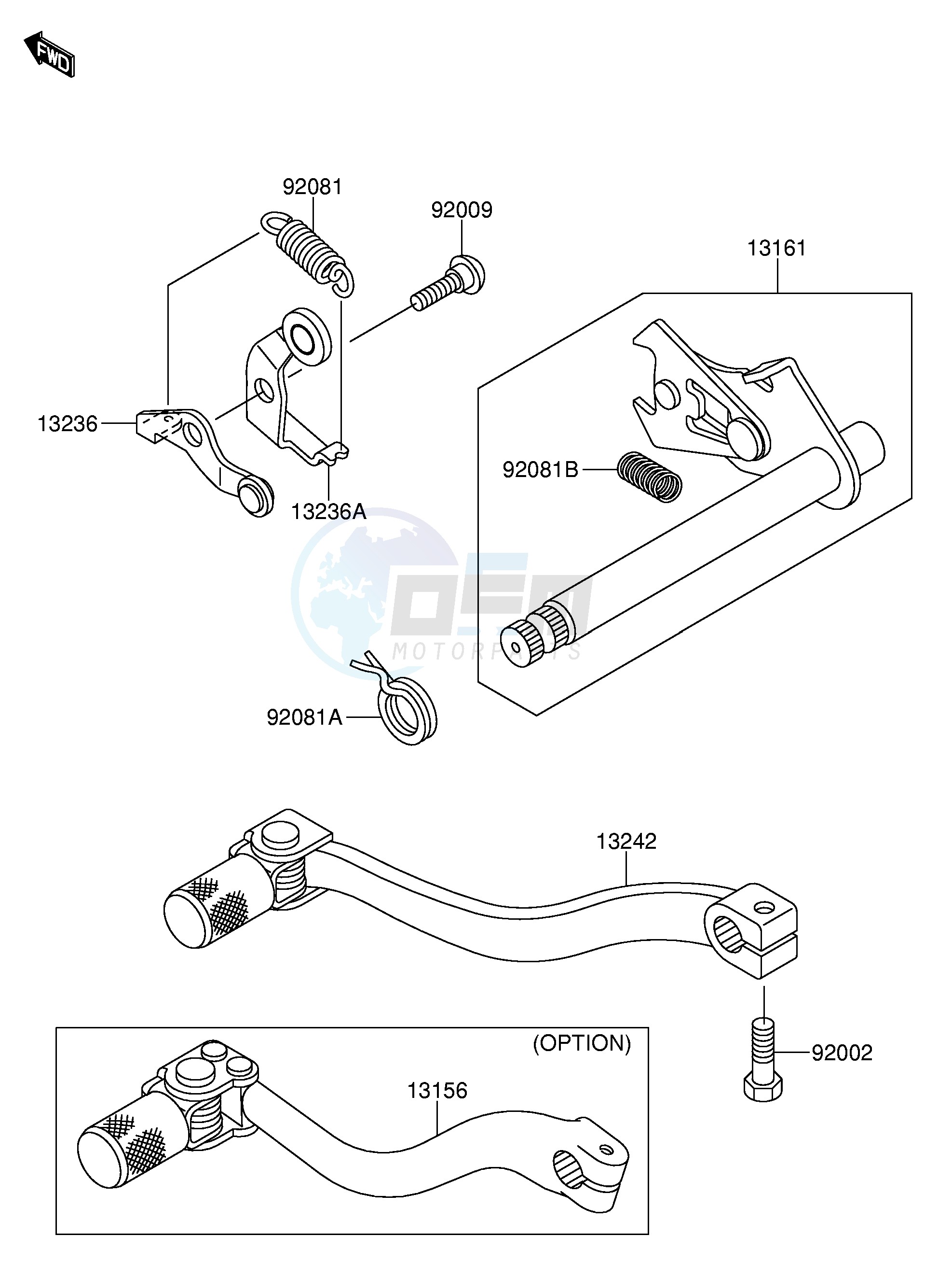 GEAR CHANGE MECHANISM image