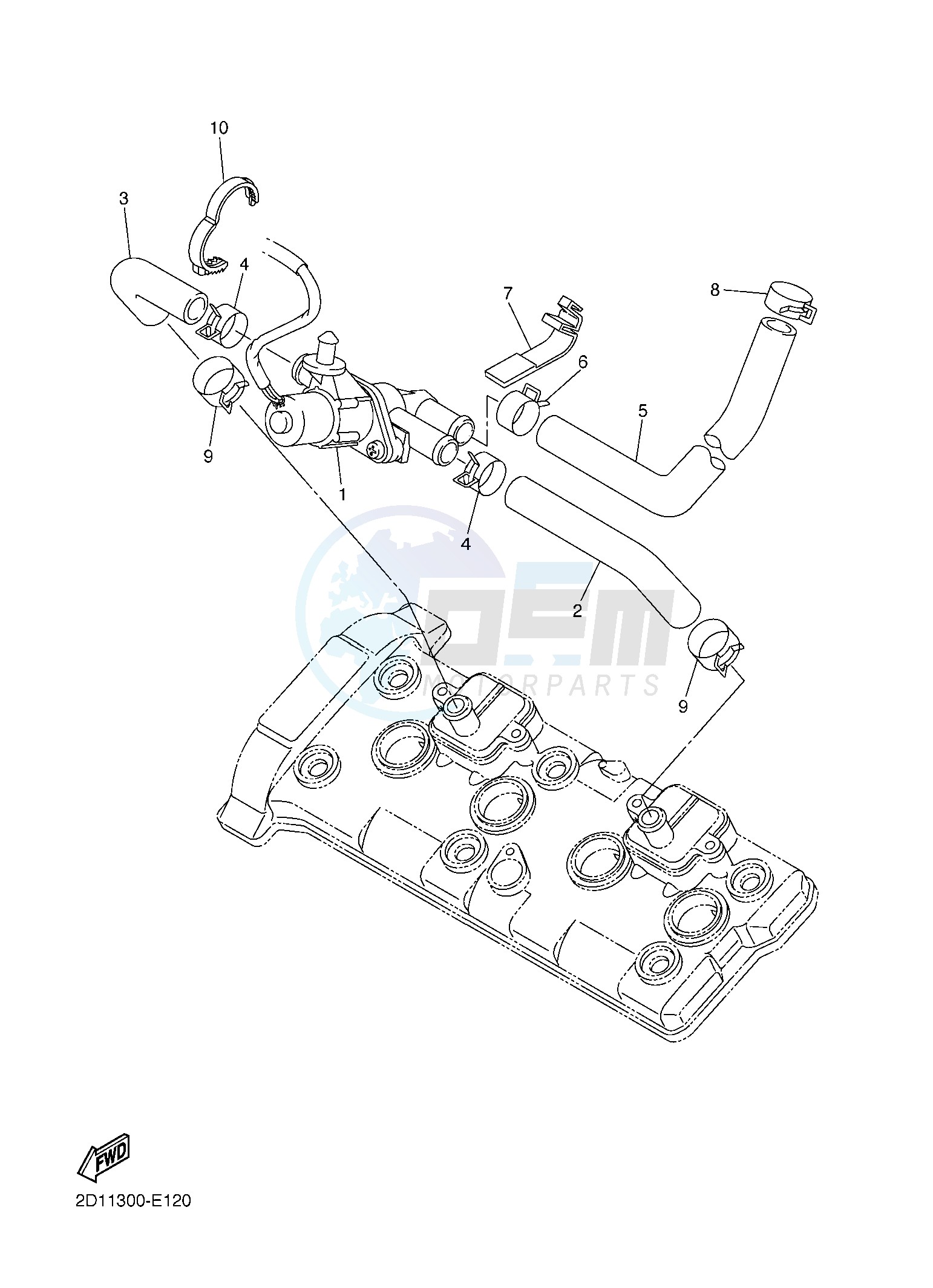 AIR INDUCTION SYSTEM blueprint