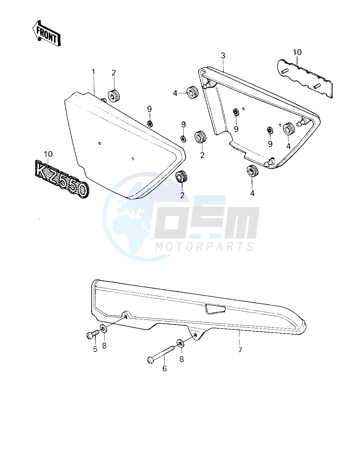 SIDE COVERS_CHAIN COVER -- 80-81 A1_A2- - blueprint