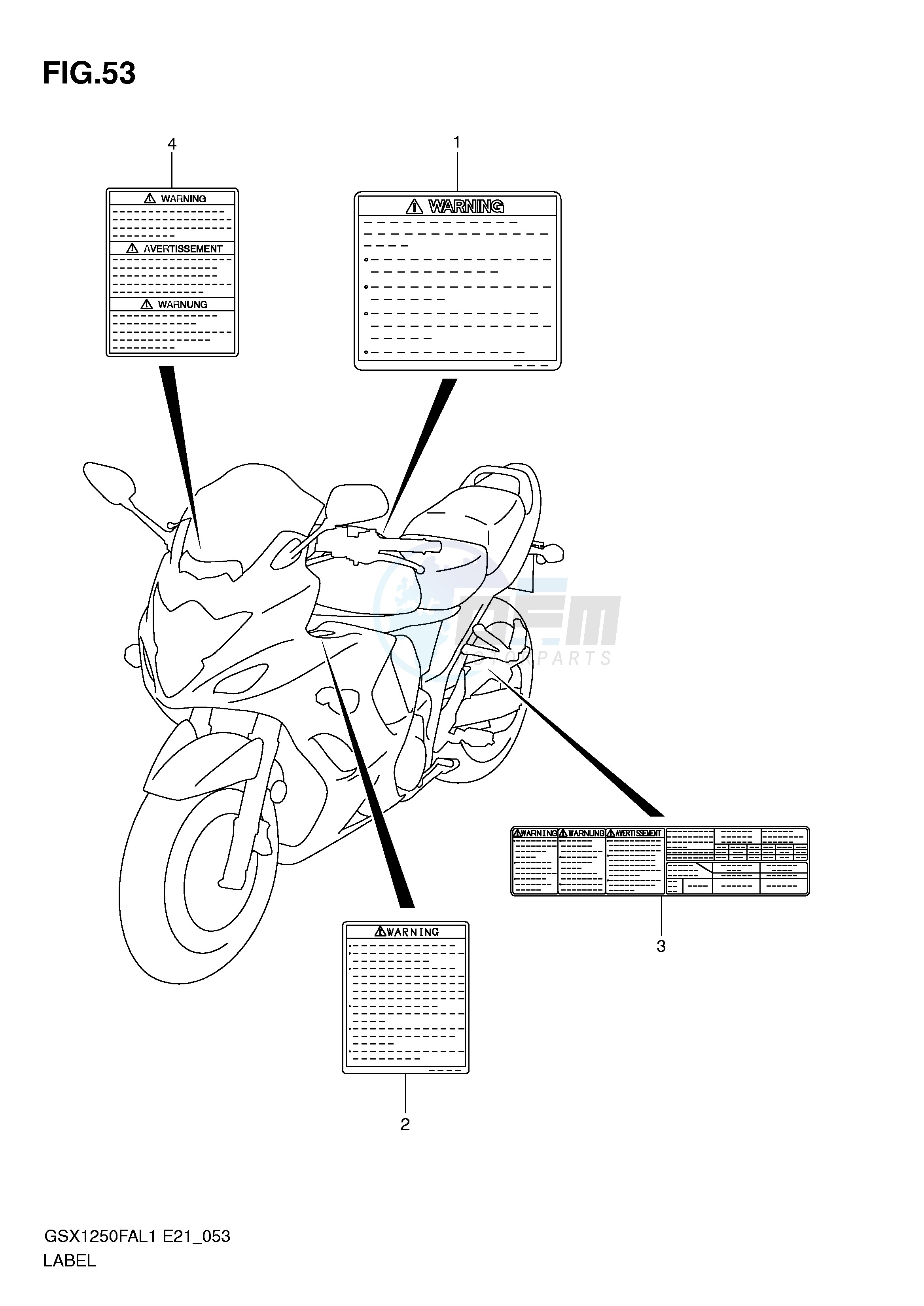 LABEL (GSX1250FAL1 E24) blueprint