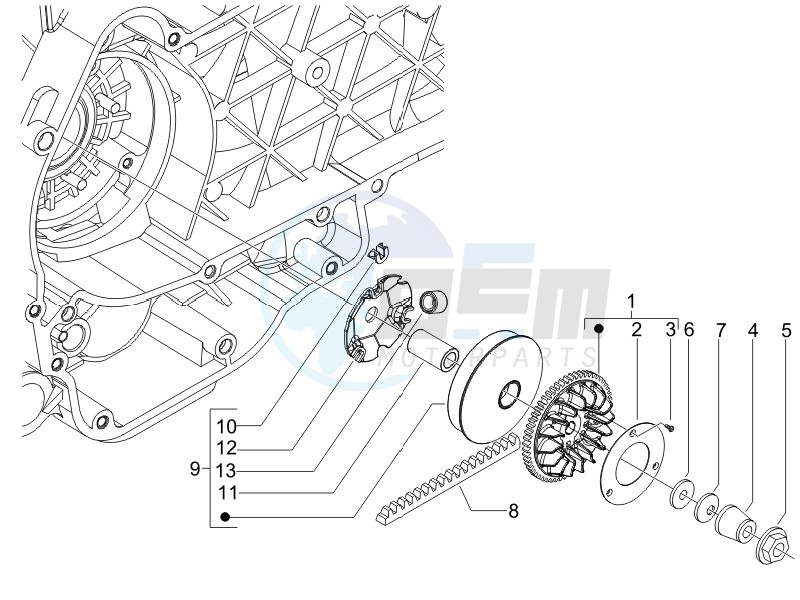 Driving pulley image