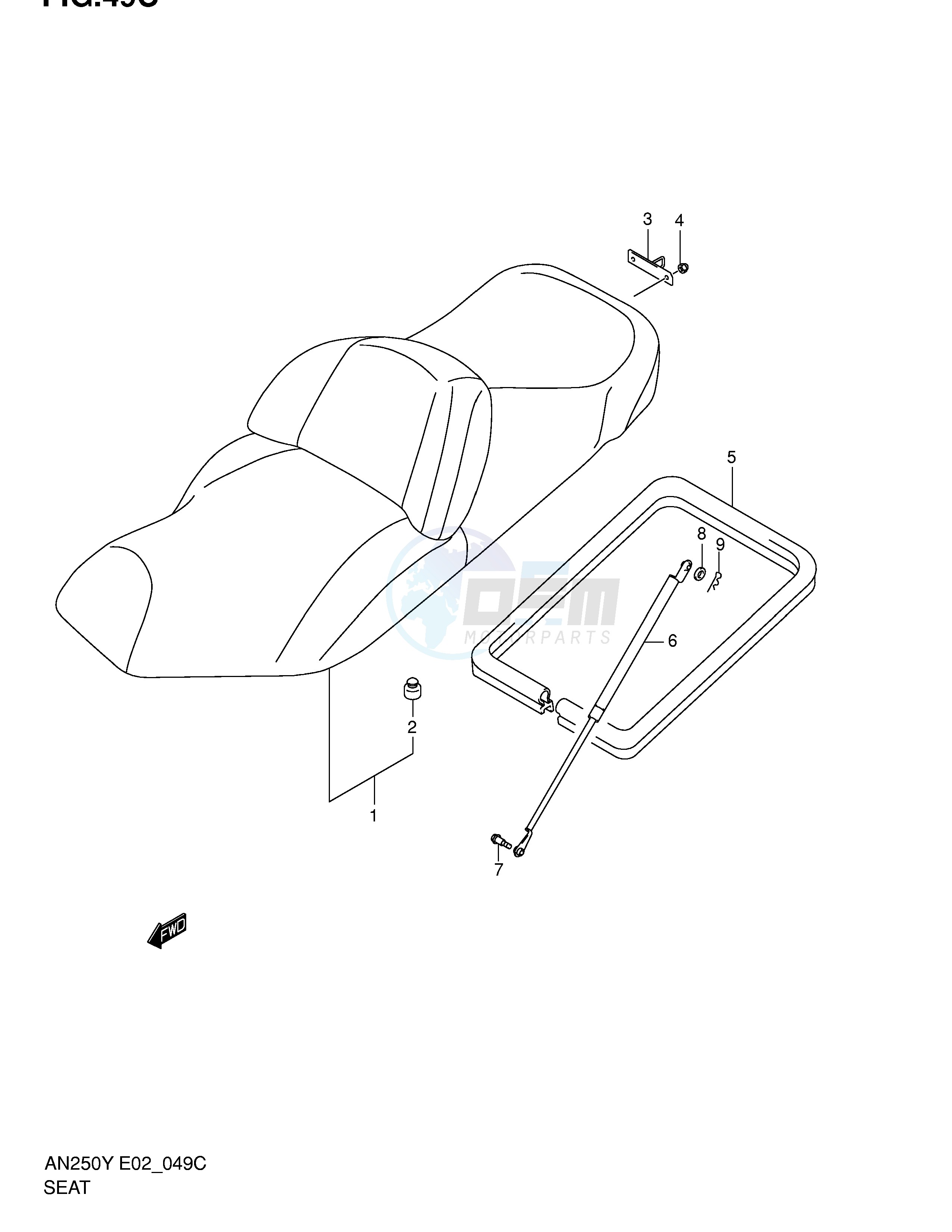 SEAT (AN250RK2) blueprint