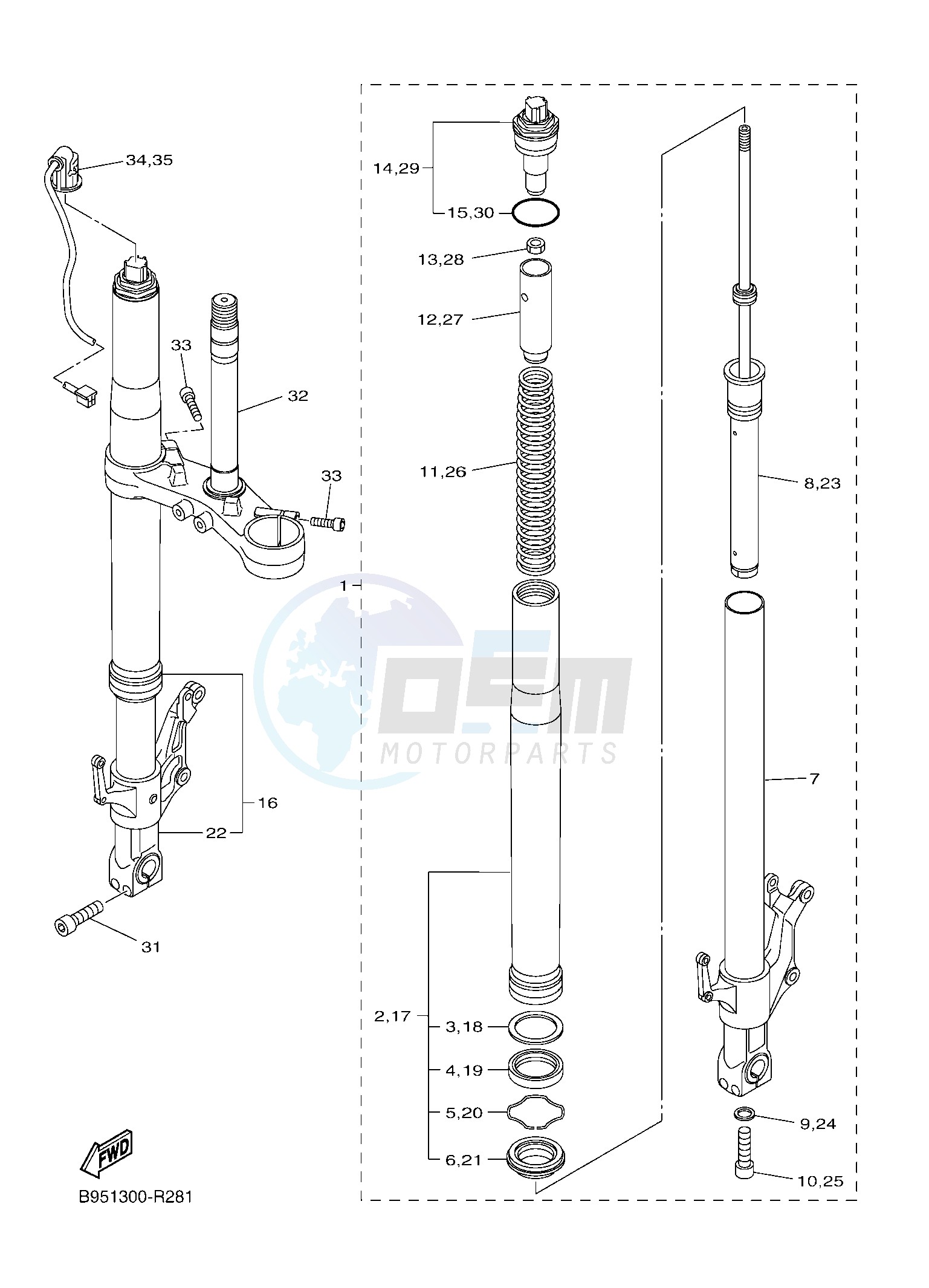 FRONT FORK image