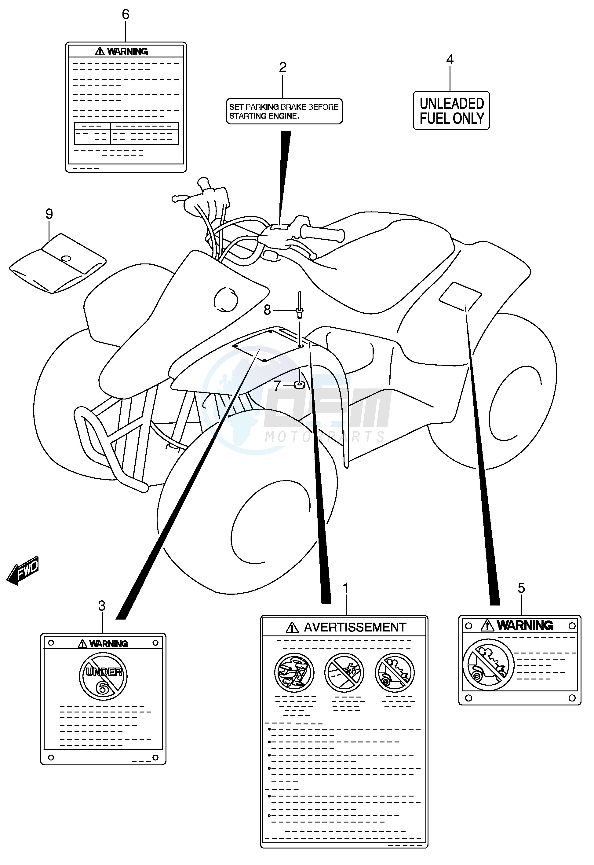 LABEL (MODEL K4 K5) blueprint