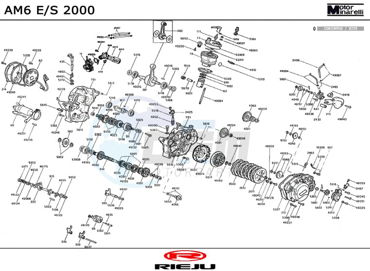ENGINE  AMS E/S 2000 blueprint