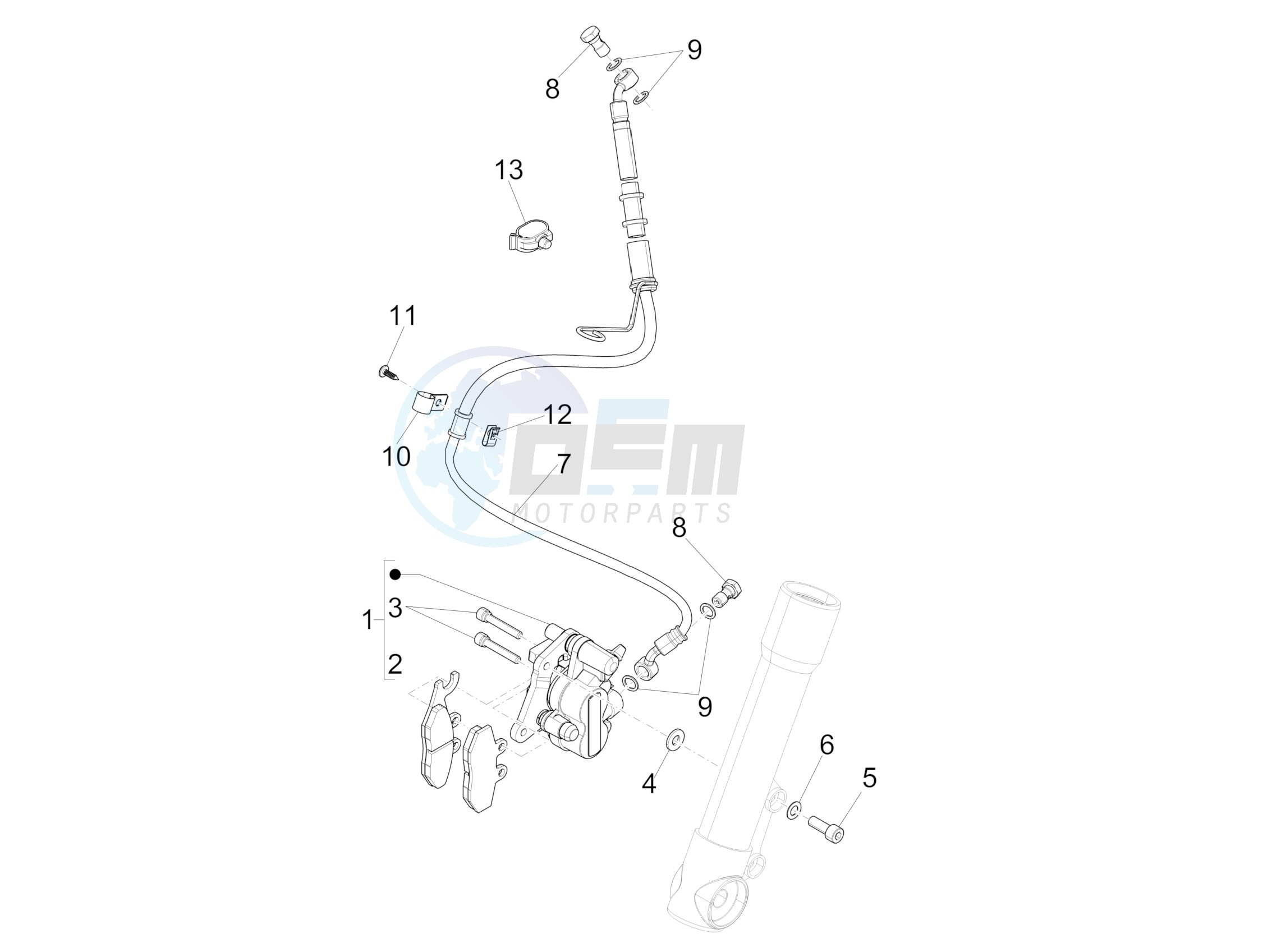 Brakes pipes - Calipers image