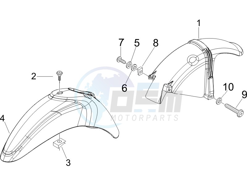 Wheel housing - Mudguard blueprint