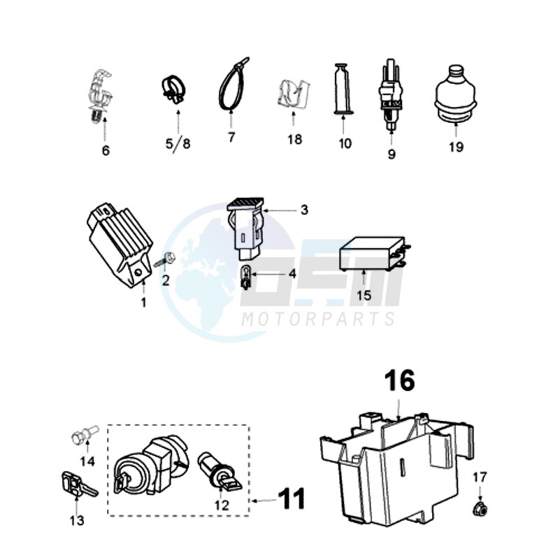 ELECTRONIC PART WITH CDI blueprint
