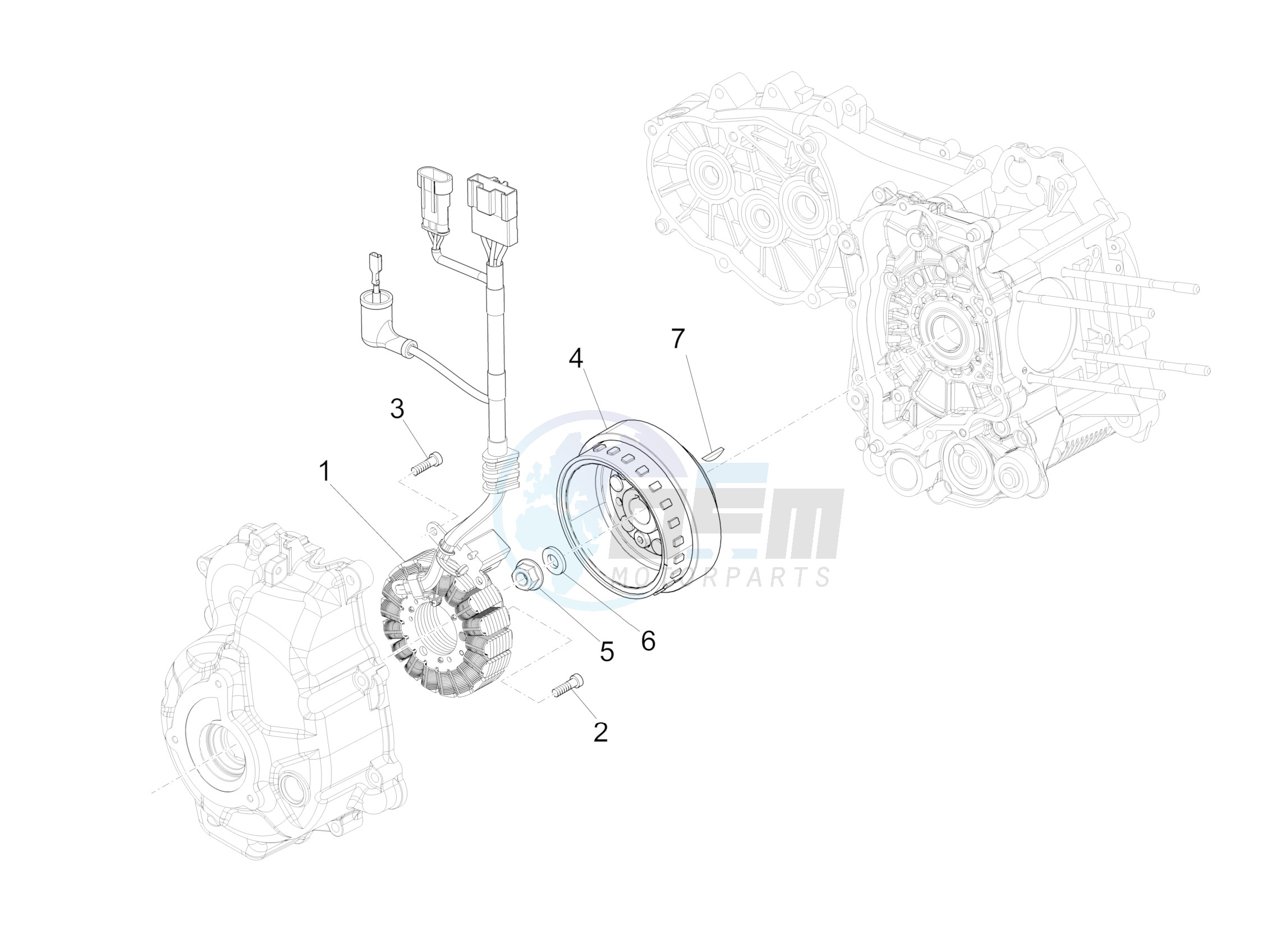 Flywheel magneto blueprint