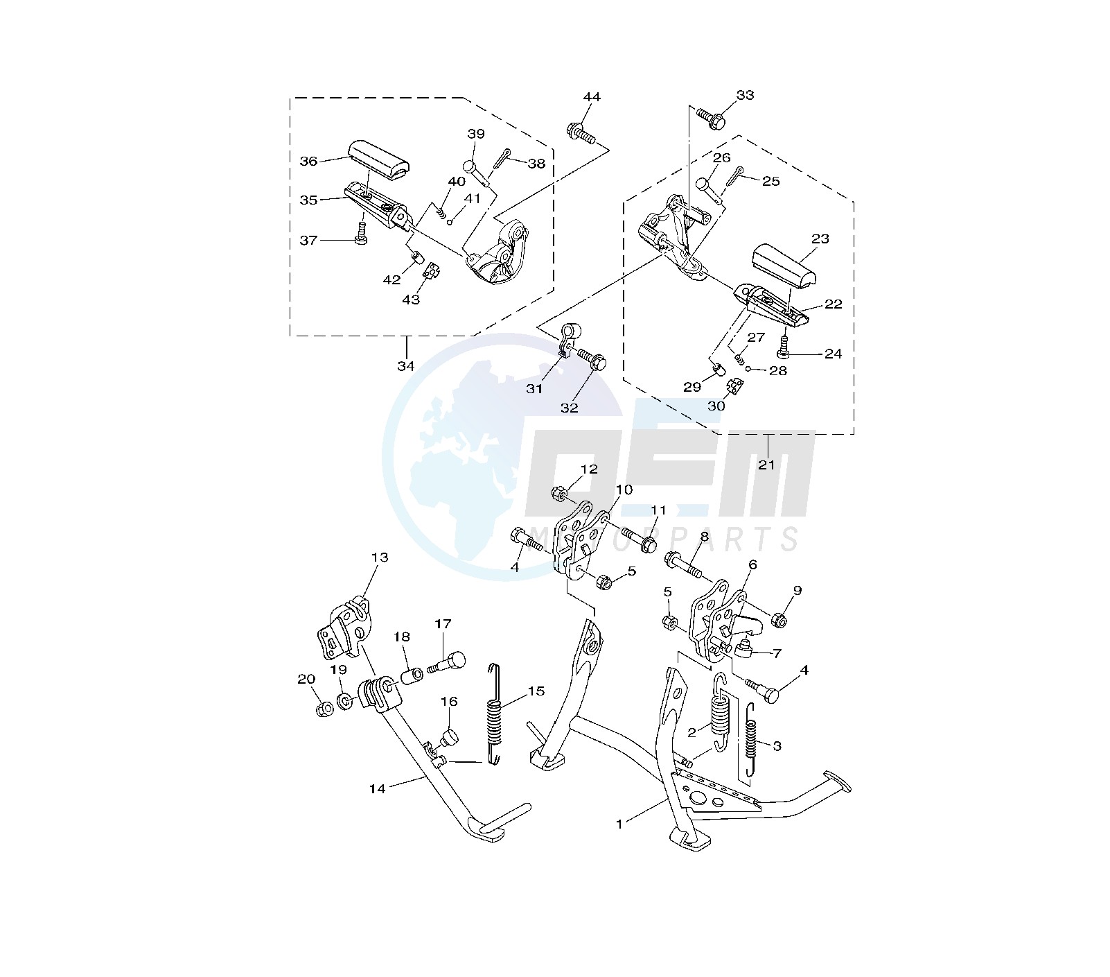 STAND AND FOOTREST image