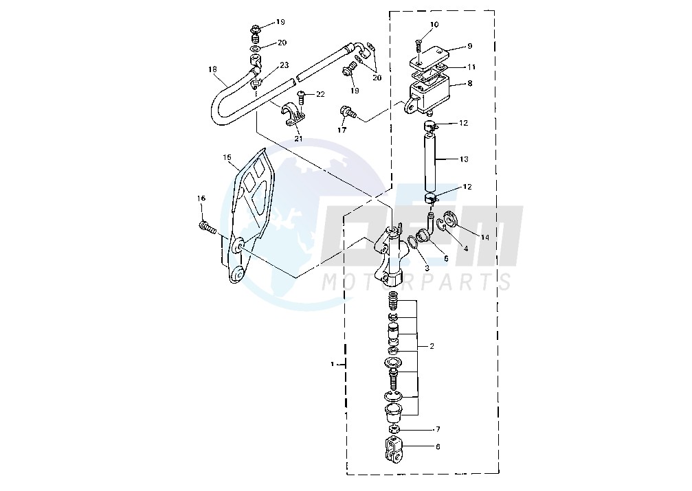 REAR MASTER CYLINDER image