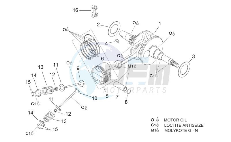Crankshaft - valves image