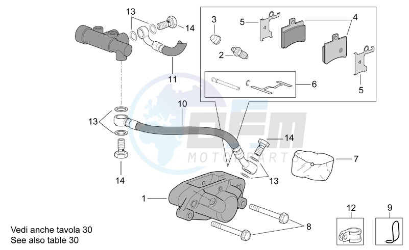 Rear master brake cylinder image