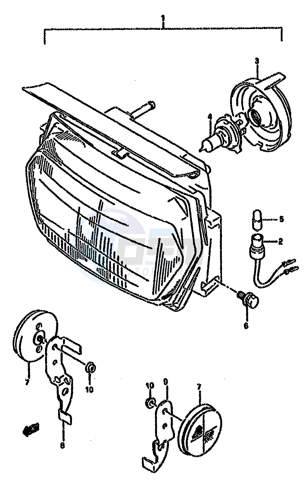 HEADLAMP (MODEL S) image