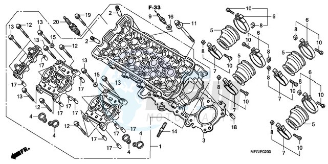 CYLINDER HEAD blueprint