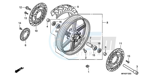 FRONT WHEEL image