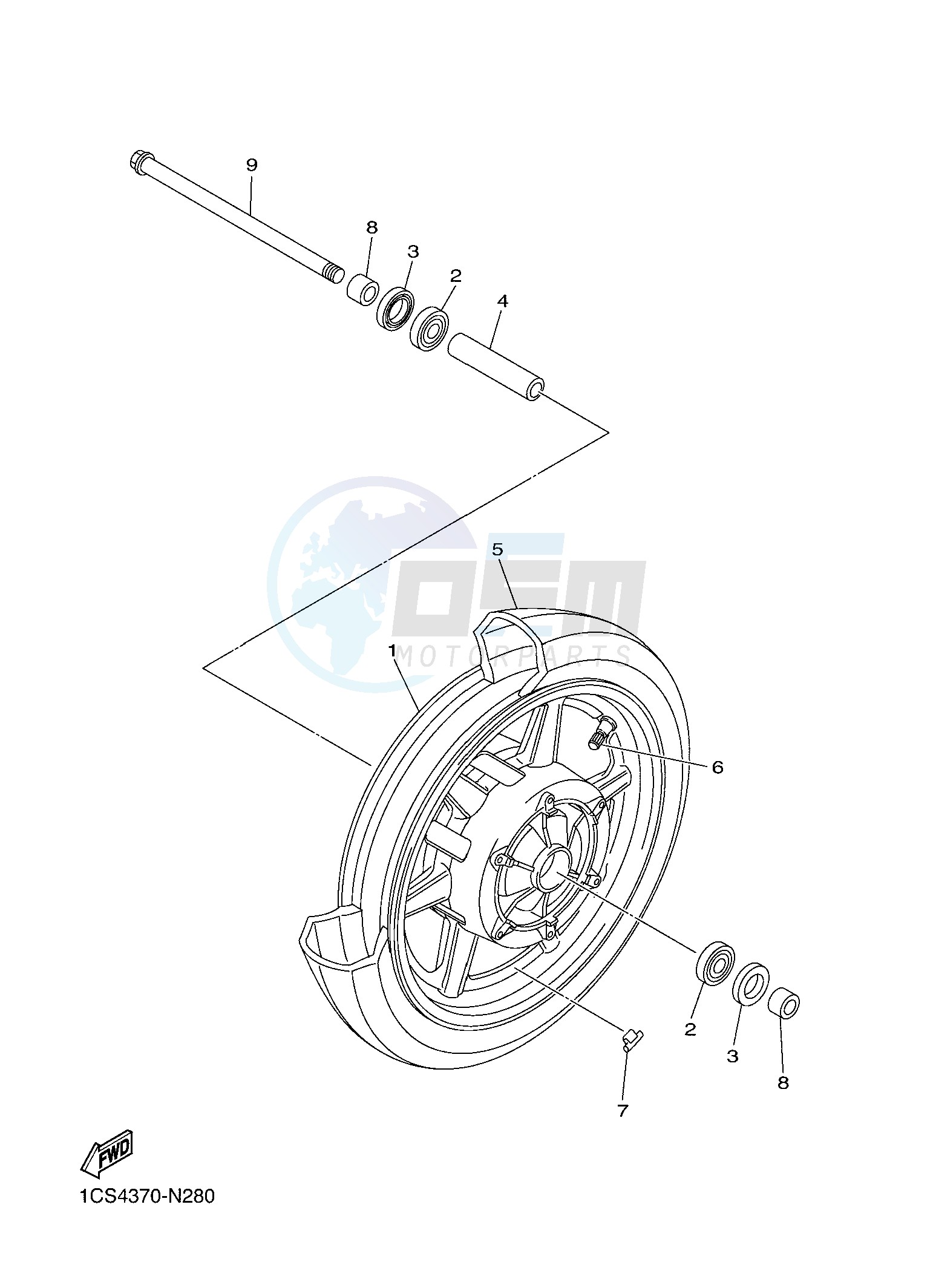 FRONT WHEEL image