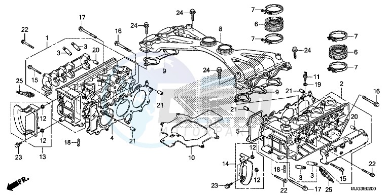 CYLINDER HEAD blueprint