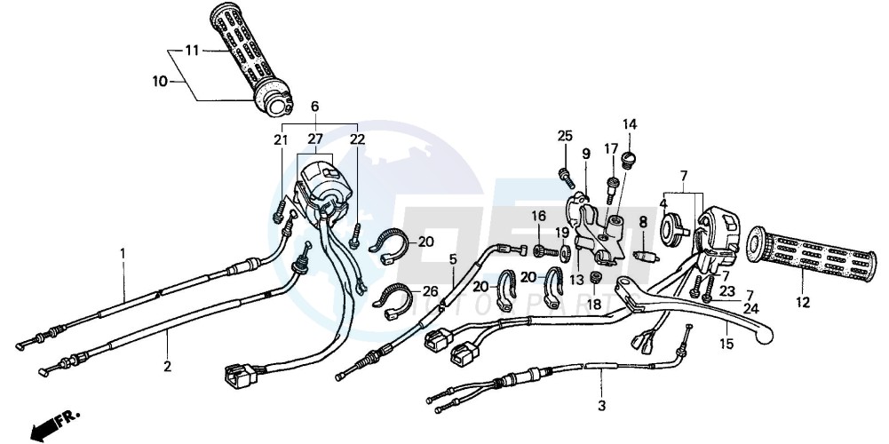 SWITCH/CABLE/HANDLE LEVER blueprint
