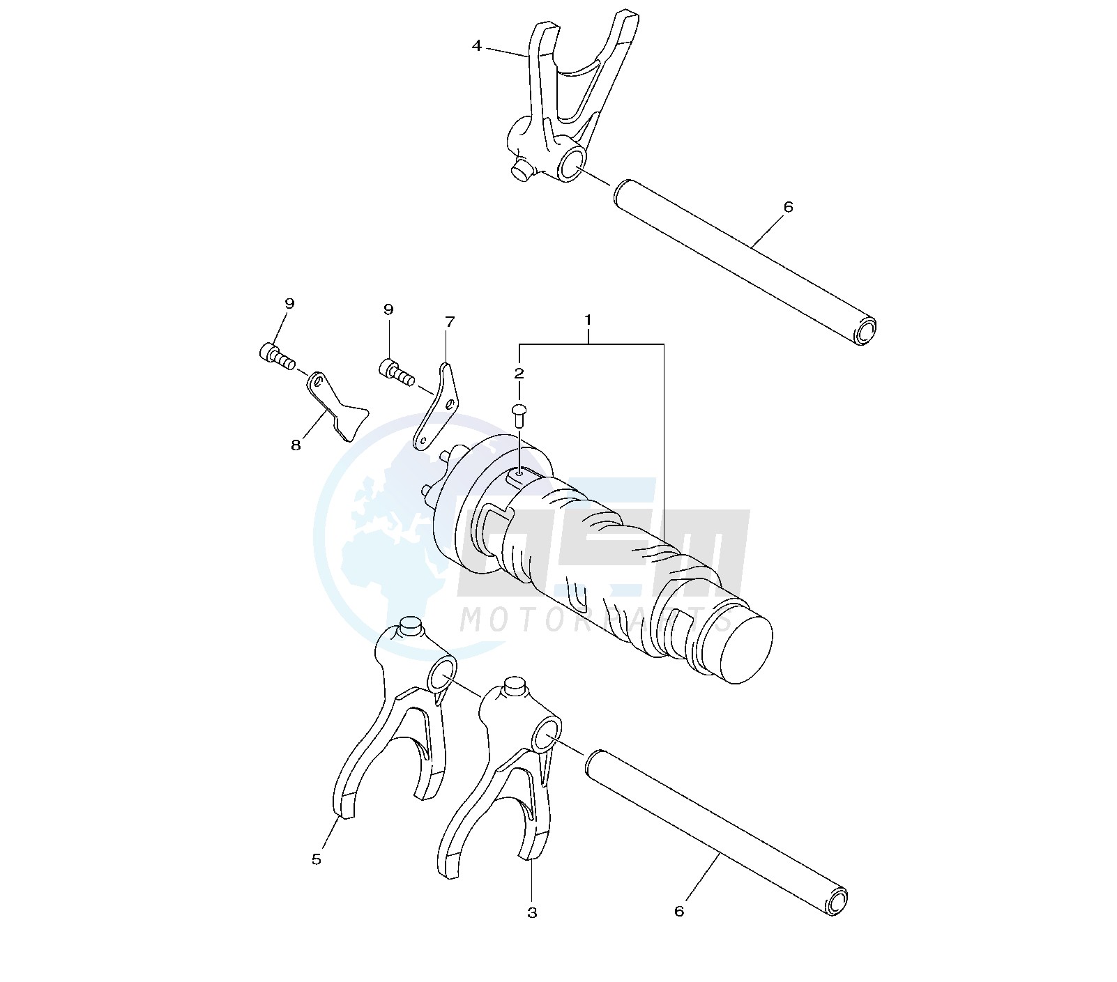 SHIFT CAM AND FORK image